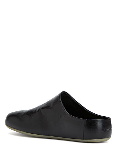 MM6 Maison Margiela Black Men's Leather Shoes - 3