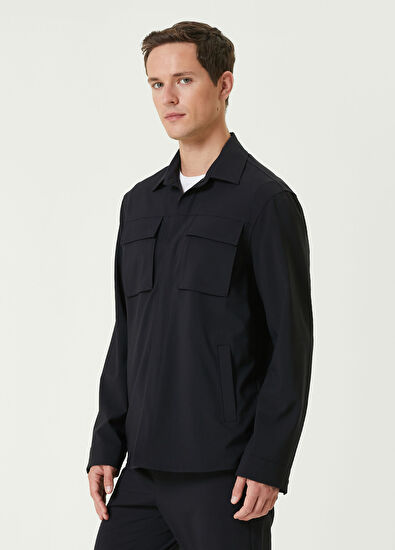 Beymen Club Lacivert Gofre Dokulu Ceket - 4