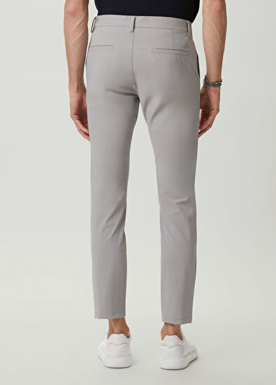 Beymen Club Gri Beli Kordonlu Chino Pantolon - 3