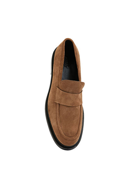 Beymen Club Taba Erkek Süet Loafer - 4