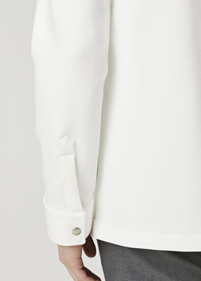 Beymen Club Beyaz Dış Gömlek - 6