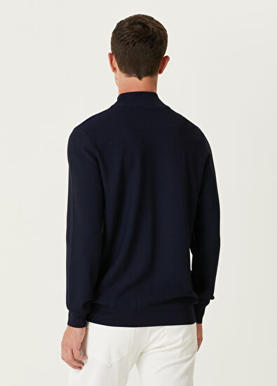 Beymen Club Navy Blue Half Turtleneck Sweater - 5