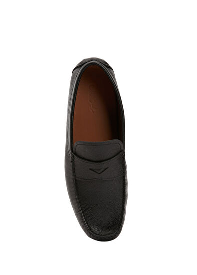 Beymen Club Black Men's Leather Loafers - 4