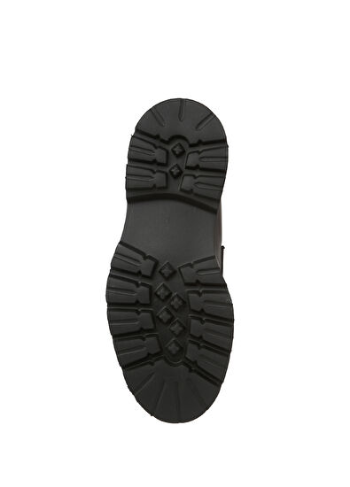 Beymen Club Brown Chain Logo Women's Leather Boots - 5