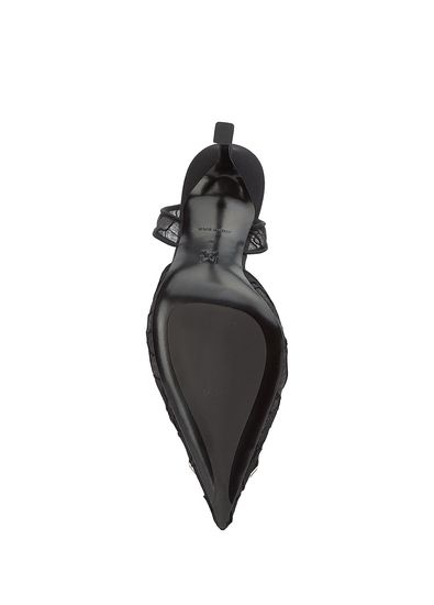 Amina Muaddi Camelia Black Pump - 5