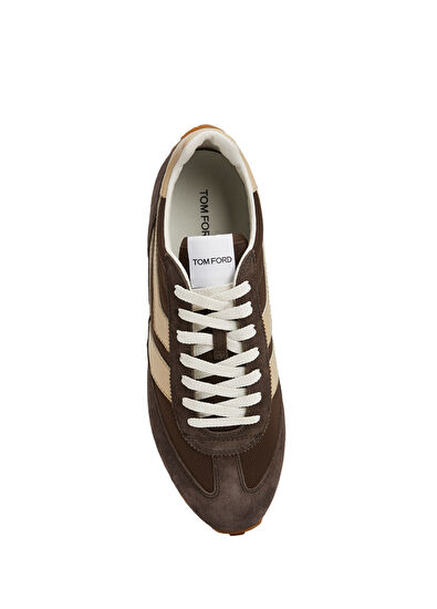 Tom Ford Mick Koyu Kahverengi Erkek Sneaker - 4