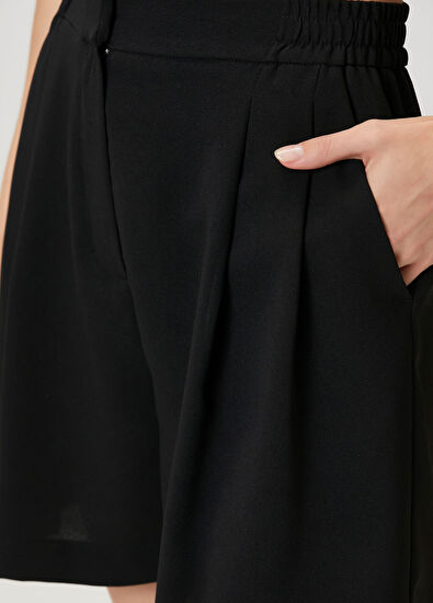 Beymen Club Black Pleated Shorts - 5