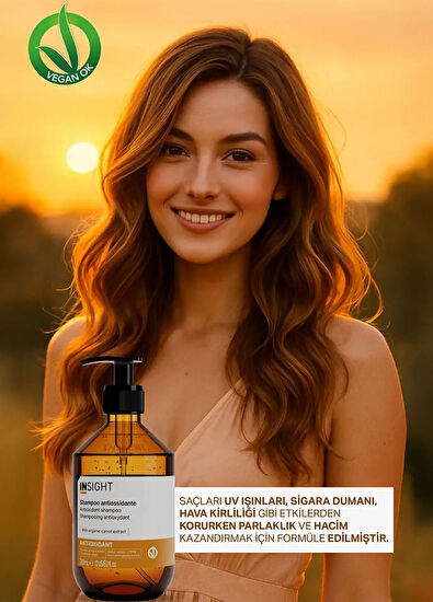 Insight Antioxidant Rejuvenating Yenileyici Güçlendirici Şampuan 350 ml - 5