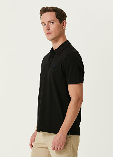 Beymen Club Comfort Fit Siyah Polo Yaka T-shirt - 4