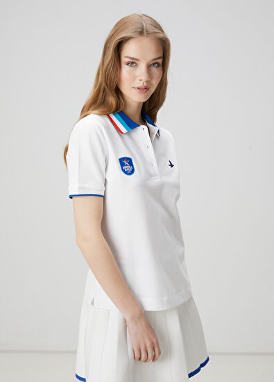 Beymen Club x Anadolu Efes Beyaz Polo T-shirt - 5