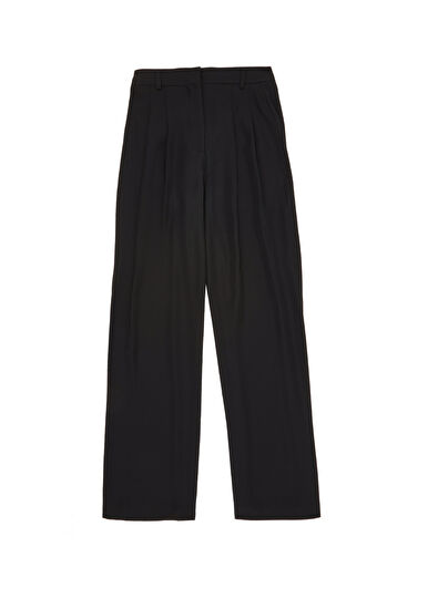 Beymen Club Siyah Pileli Palazzo Pantolon - 7