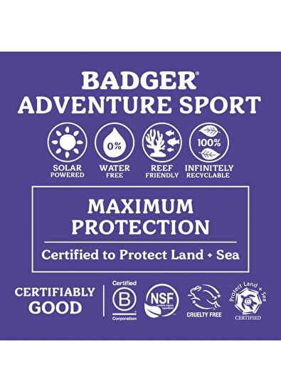 Badger Macera Sporları SPF50+ Organik Koruyucu Güneş Kremi 87 ml - 3