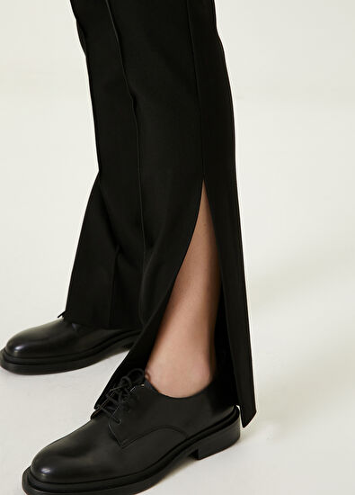 Beymen Club Siyah Yırtmaçlı Skinny Pantolon - 4