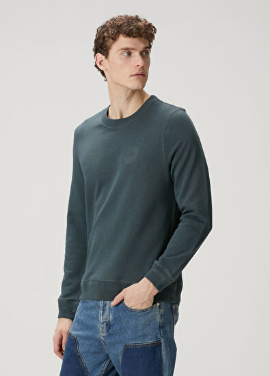 Zadig&Voltaire Stony Skull Petrol Sweatshirt - 3