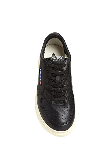 Autry Siyah Erkek Deri Sneaker - 4