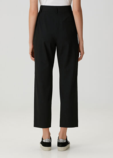 Academia Navy Blue High Waist Pants - 5