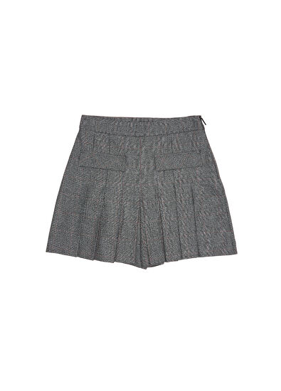 Beymen Club Black Plaid Shorts - 7