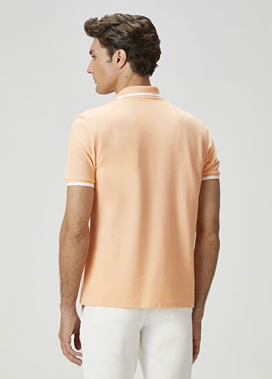 Beymen Club Peach Ecru Polo T-Shirt - 4