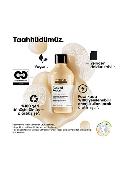 Loreal Professionnel Serie Expert Absolut Repair Instant Resurfacing Onarıcı Şampuan 300 ml - 6