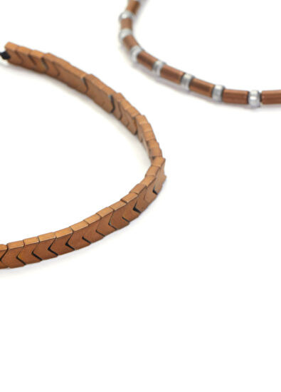 Beymen Club Brown Stones 2 Pieces Men's Bracelet - 3