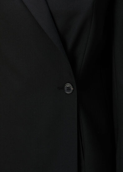 Kenzo Siyah İpek Blazer - 5