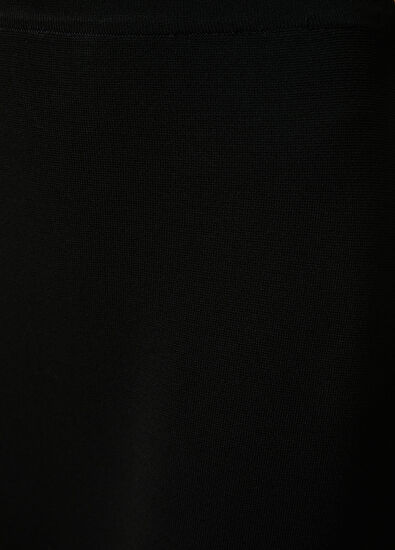 Beymen Club Siyah Dilimli Mini Triko Etek - 6