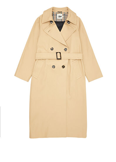 Beymen Club Beige Belted Trench Coat - 7