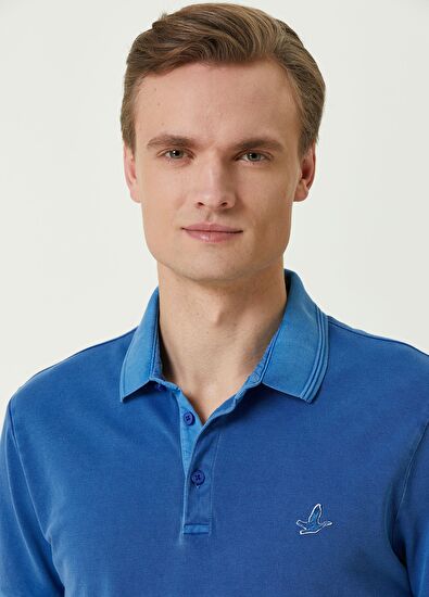 Beymen Club Slim Fit Kobalt Polo Yaka Pike T-shirt - 5
