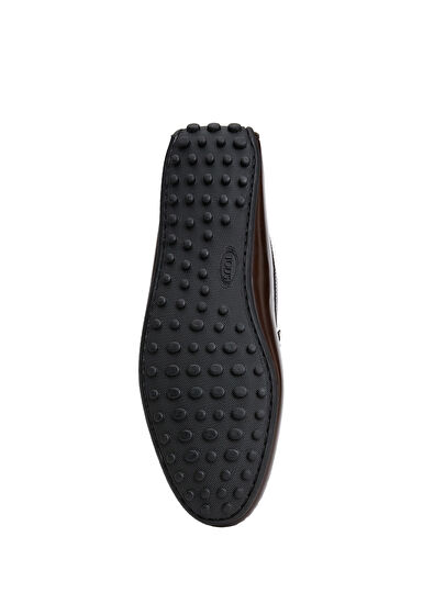 Koyu Kahverengi Erkek Deri Driver - Görsel 6