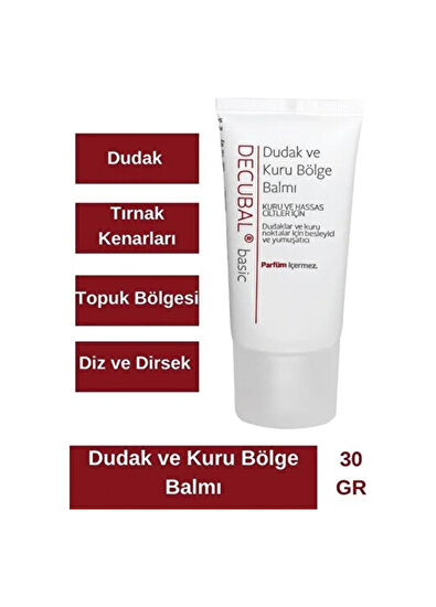 Decubal Basic Dudak ve Kuru Bölge Balm 30 ml - 3