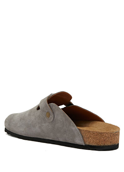 Beymen Club Gri Erkek Süet Terlik - 3