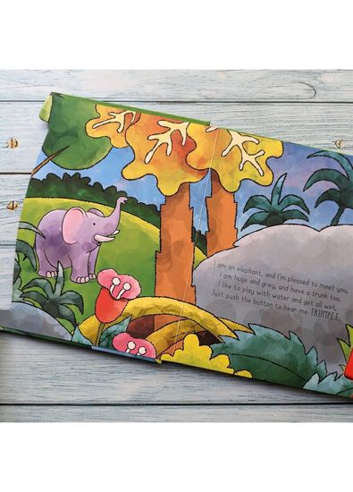 North Parade Publishing - Wild Animals 6 Button Sound Book Yabancı Dil ...