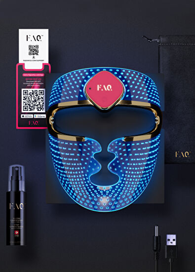 Foreo FAQ 201 Ultra Hafif Silikon RGB LED Yüz Maskesi - 6