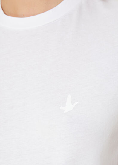 Beymen Club Kırık Beyaz Basic T-shirt - 5