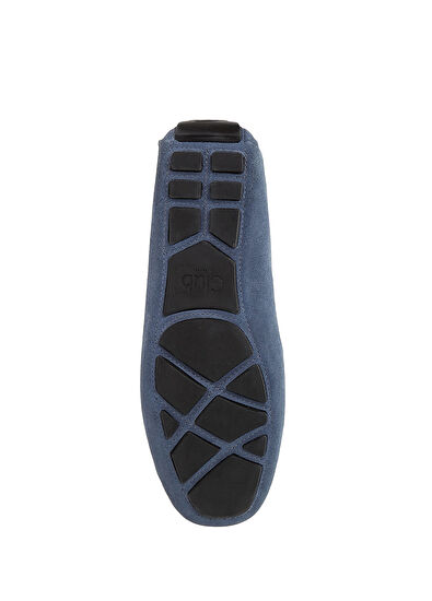 Beymen Club Blue Laces Men's Suede Driver - 5