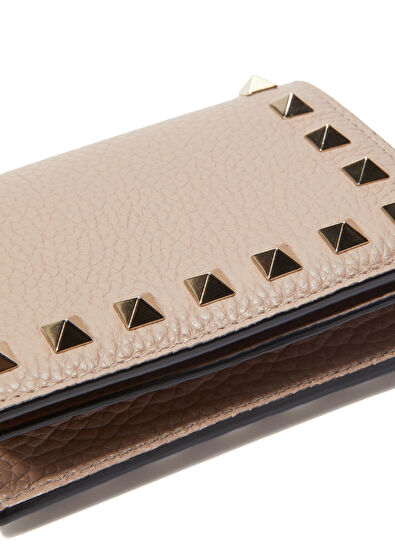 Rockstud Pudra Kadın Deri Cüzdan - Görsel 6