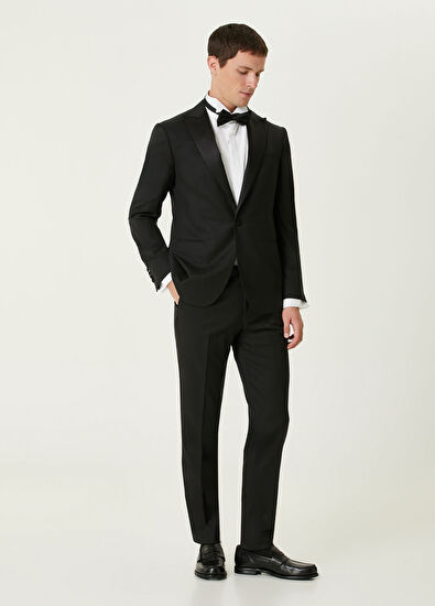 Pal Zileri Siyah Yün Smokin - 4