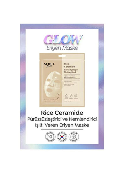 Dermal Pirinç ve Peptid Glow Nemlendirici Onarıcı Eriyen Kore Yüz Maskesi Seti 34 gr - 5