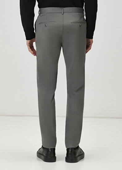 Beymen Club Gri Diyagonal Desenli Spor Pantolon - 3