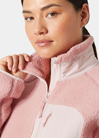 Helly Hansen W Imperiel Pile Block Pink Salt Kadın Spor Ceket - 3