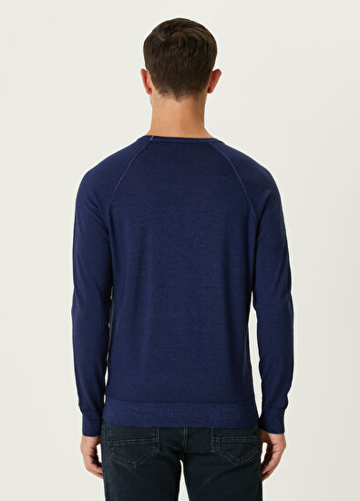 Beymen Club Indigo Wool Sweater - 5