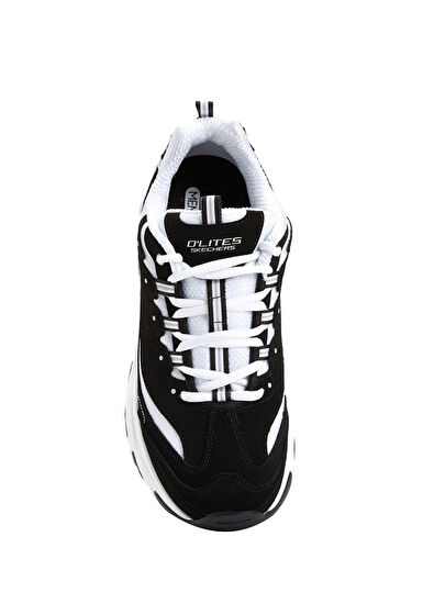 Skechers Dlites Black & White Men's Sneakers - 4