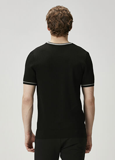 Beymen Club Siyah Petek Dokulu Triko - 5