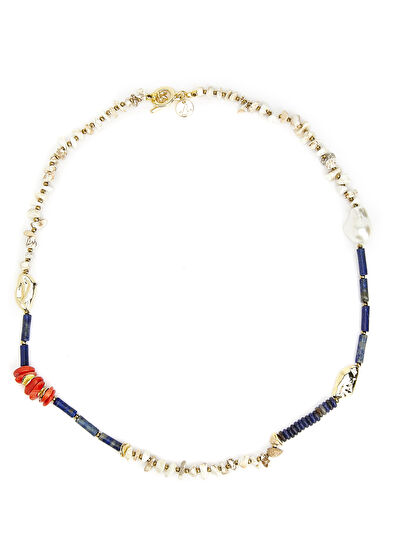 Beymen Club Çok Renkli İnci ve Doğal Taş Karışımı Kadın Kolye - 3