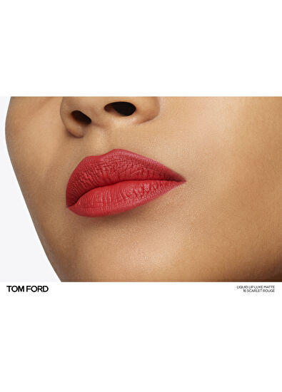 Tom Ford Liquid Lip Luxe Matte Scarlet Rouge - 4