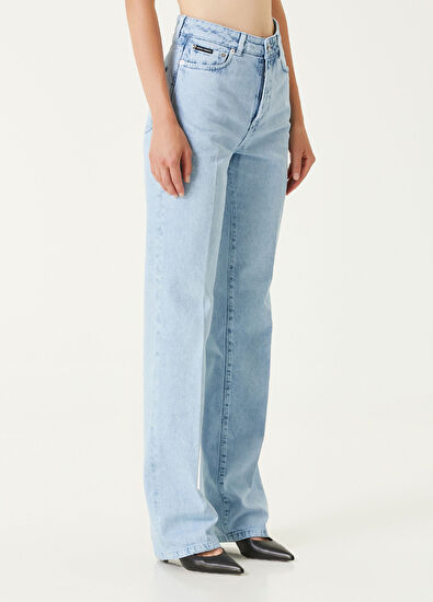 Dolce&Gabbana Mavi Flare Jean Pantolon - 3