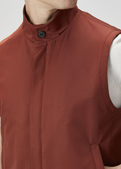 Zegna Motorin Turuncu Yelek - 5