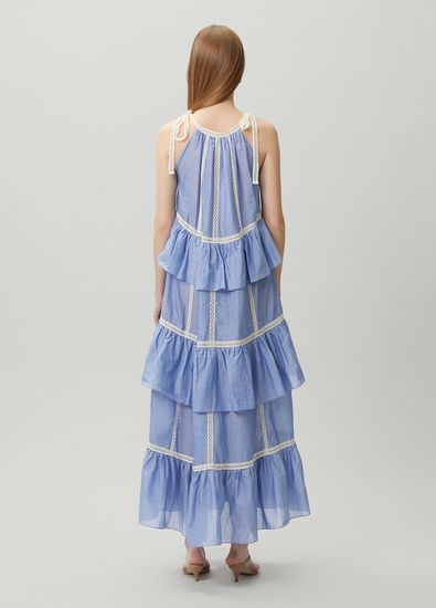 Devotion Mirage Blue Maxi Beach Dress - 4