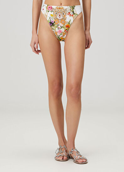 Camilla Çok Renkli Çiçek Desenli Bikini Altı - 3