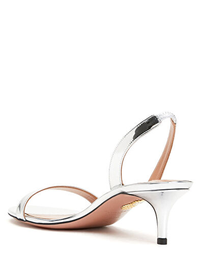 So Nude Gümüş Kadın Sandalet - Görsel 4